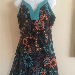 Pretty pink women’s mini floral dress size xl